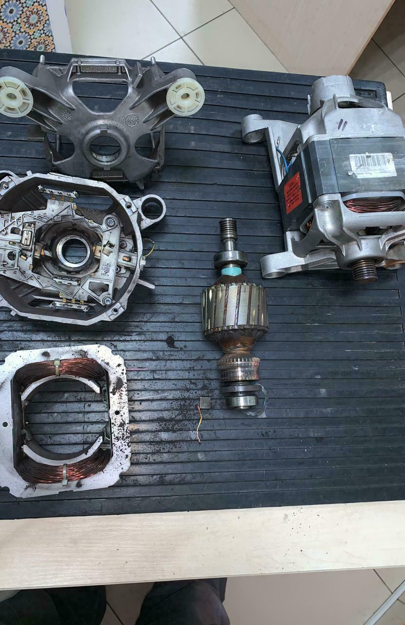 Ремонт мотора стиралки