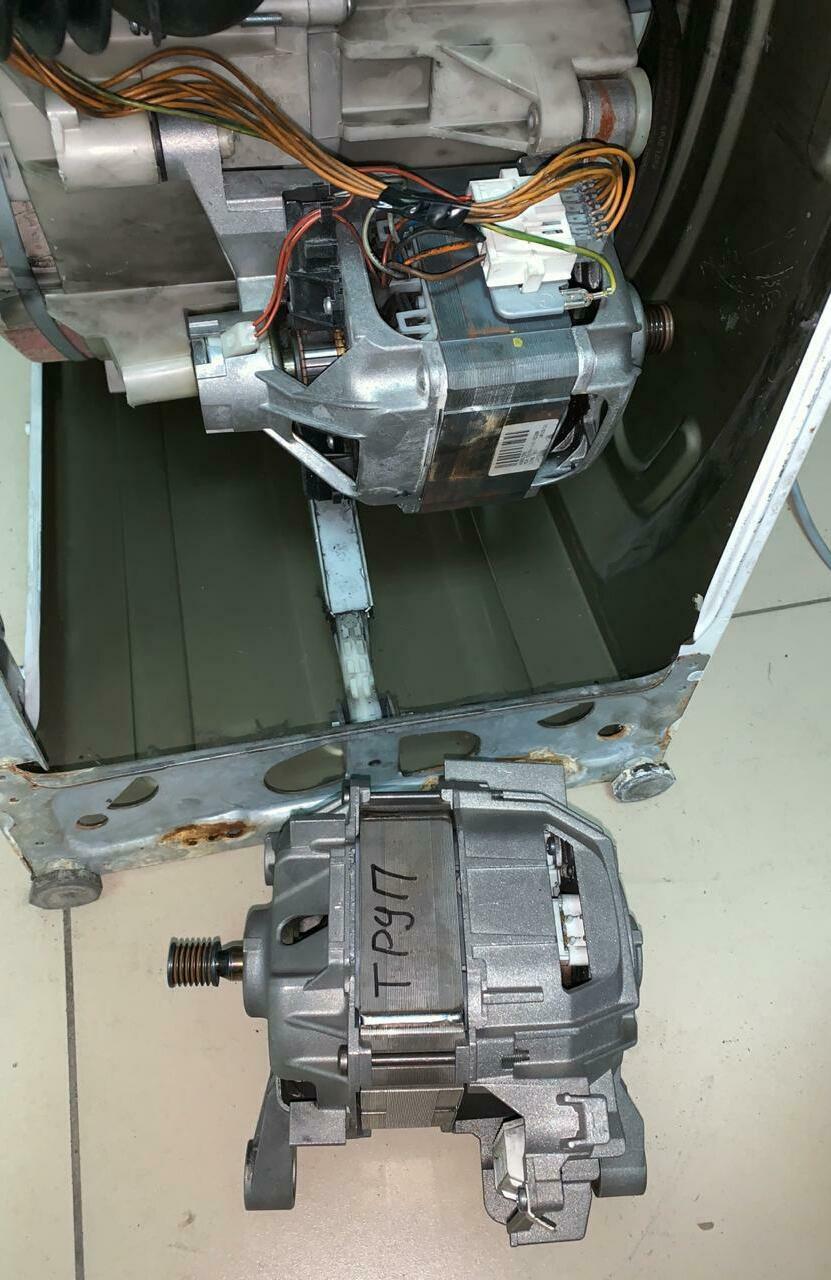 Замена электродвигателя